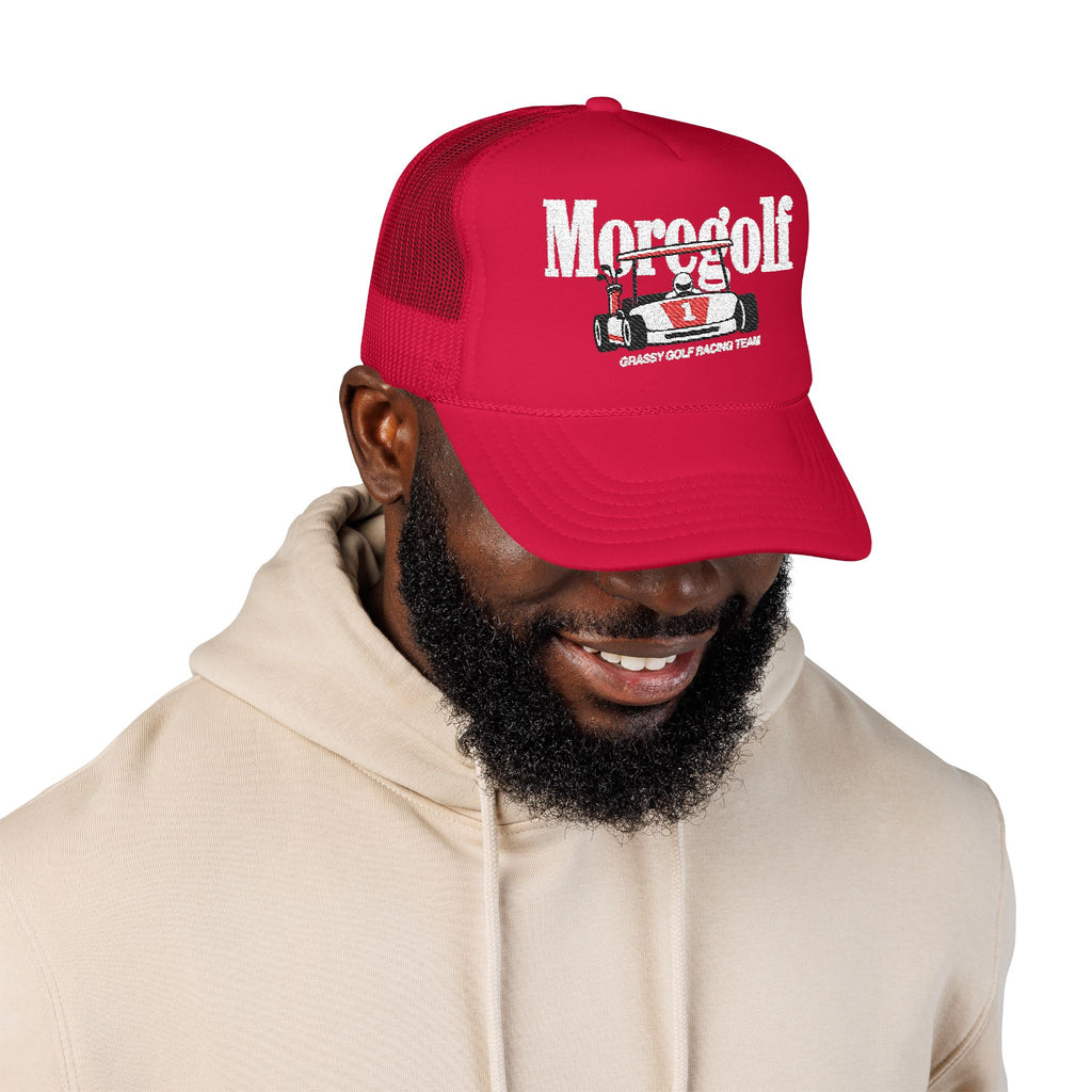 Moregolf Trucker | Red | Grassy Golf Racing Team