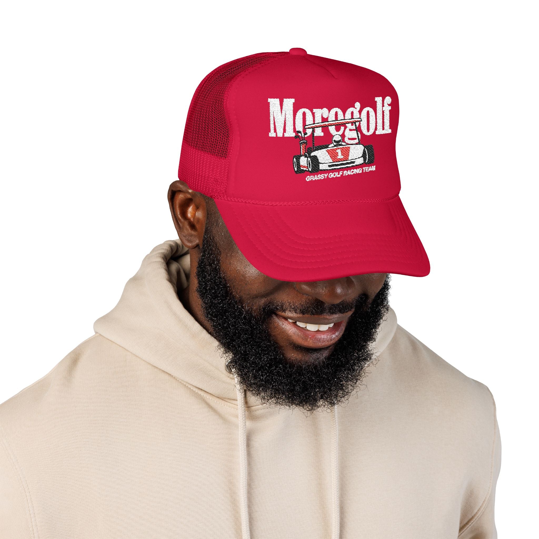 Moregolf Trucker | Red | Grassy Golf Racing Team