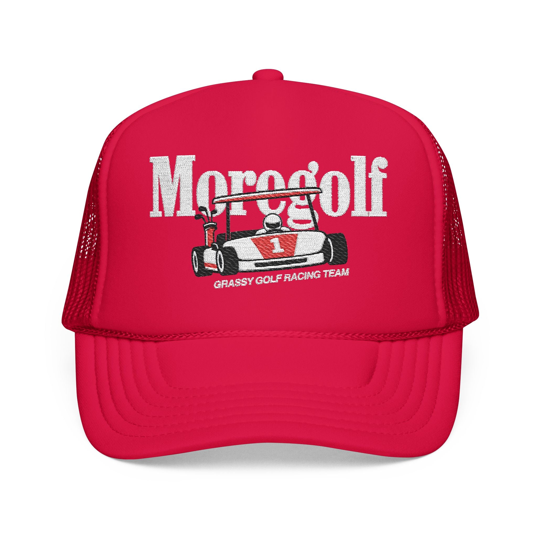 Moregolf Trucker | Red | Grassy Golf Racing Team