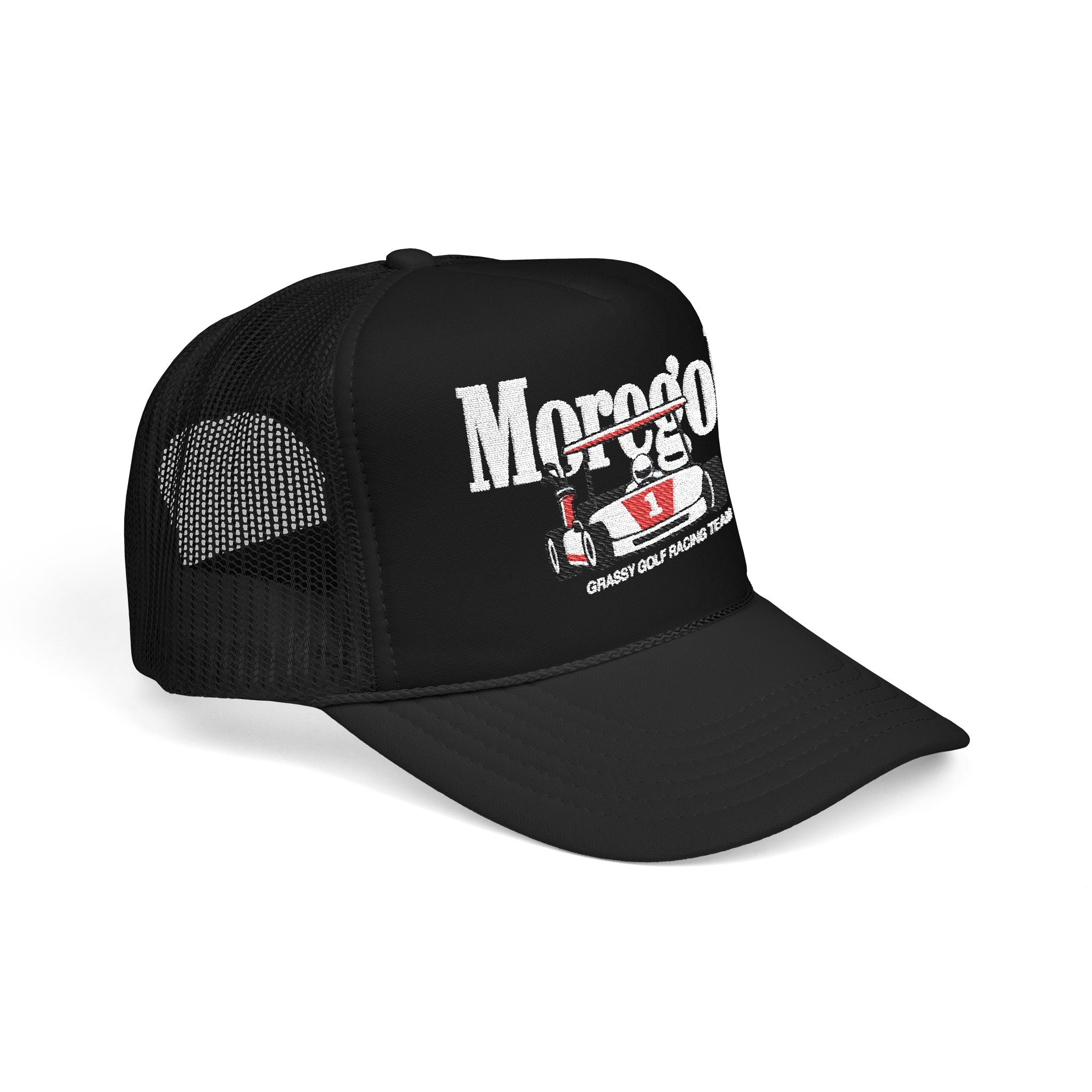 Moregolf Trucker | Black | Grassy Golf Racing Team